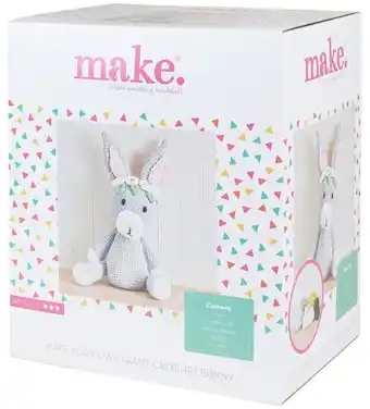Spotlight Make bunny giant diy crochet kit offer