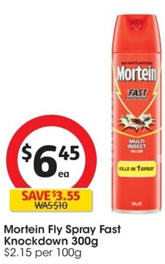 Mortein Fly Spray Fast knockdown 300g