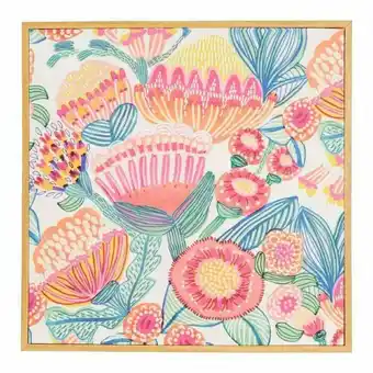 Spotlight Kirsten Katz Aussie Native Wall Art 50x50cm offer