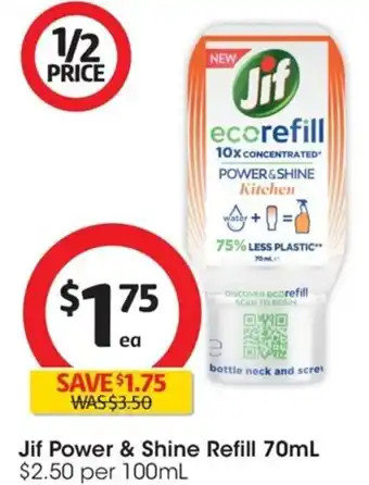 Coles Jif Power & Shine Refill 70mL offer