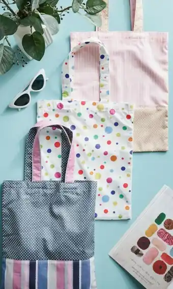 Spots & Stripes Printed Poplin