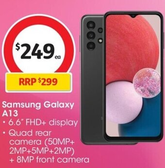 Coles Samsung Galaxy A13 offer