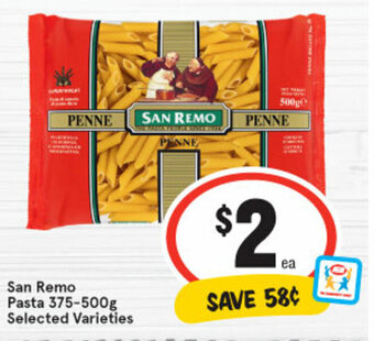 San Remo Pasta 375-500g