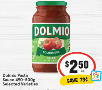 IGA Dolmio Pasta Sauce 490-500g offer