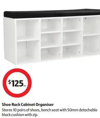Coles Shoe Rack Cabinet Organiser offer