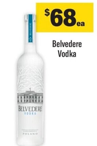 Coles Belvedere Vodka offer