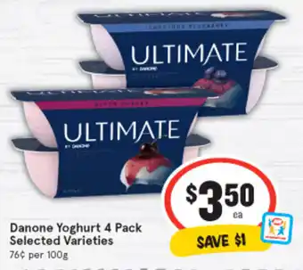 IGA Danone Yoghurt 4 Pack offer