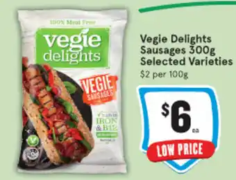 Vegie Delights Sausages 300g