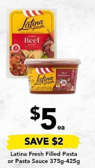 Drakes Latina fresh filled pasta or pasta sauce offer