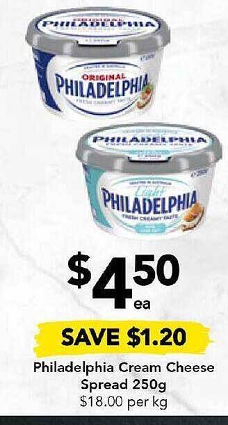 Drakes Philadelphia cream cheese spread offer