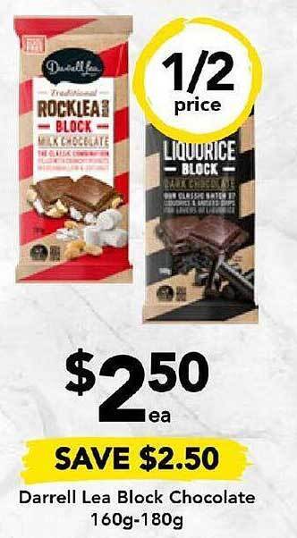 Drakes Darrell lea block chocolate offer