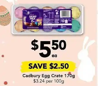 Cadbury egg crate