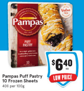 IGA Pampas Puff Pastry 10 Frozen Sheets offer
