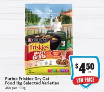 IGA Purina Friskies Dry Cat Food 1kg offer