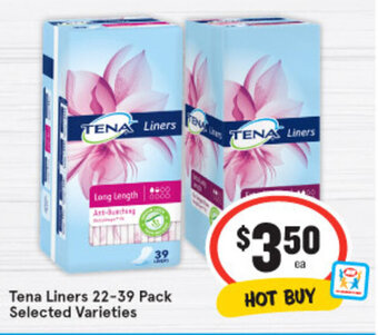 IGA Tena Liners 22-39 Pack offer