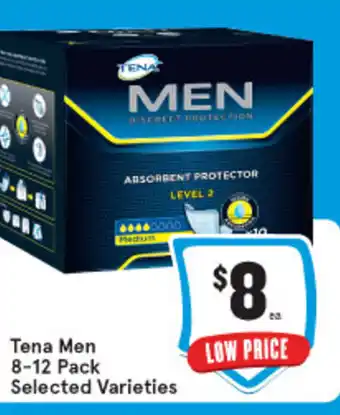 Tena Men 8-12 Pack