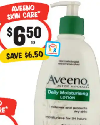 IGA Aveeno Moisturising Lotion 354ml offer