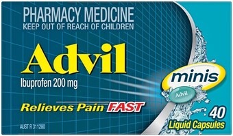 Advil minis 40 liquid capsules