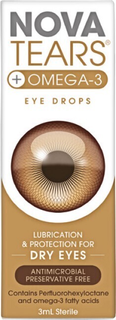 Novatears +omega-3 eye drops 3ml