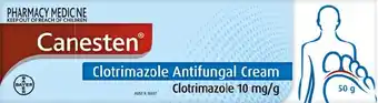Canesten clotrimazole antifungal cream 50g