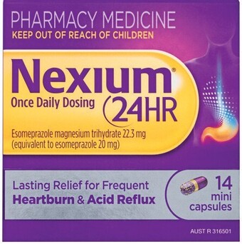 Pharmacy Best Buys Nexium 24hr 20mg 14 mini capsules offer