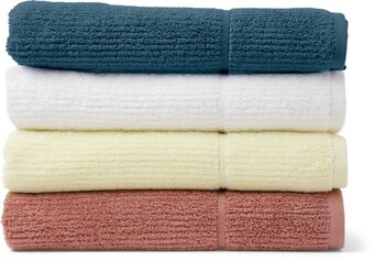 Myer Vue combed cotton ribbed bath towels offer