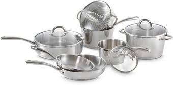 Myer The cooks collective 7pc stainless steel cookware set offer