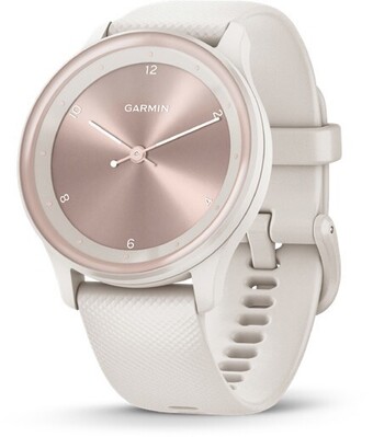 Garmin vivomove sport hybrid smartwatch in ivory