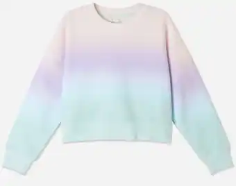 Myer Tilii essential sweat top in purple offer