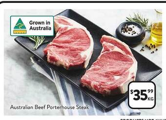Foodworks Australian beef porterhouse steak offer