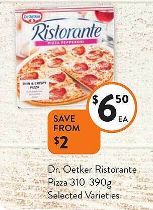 Foodworks Dr. oetker ristorante pizza offer