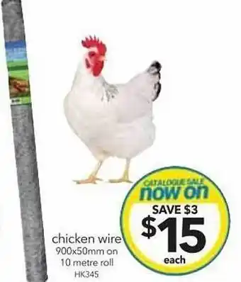 Cheap as Chips Chicken wire offer