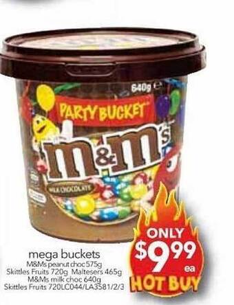 Cheap as Chips Mega buckets offer