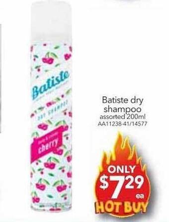Cheap as Chips Batiste dry shampoo offer