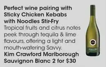 Coles Kim Crawford Marlborough Sauvignon Blanc offer