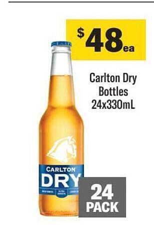 Liquorland Carlton dry bottles offer