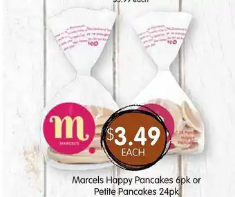 Spudshed Marcels happy pancakes or petite pancakes offer