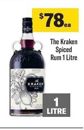 The kraken spiced rum