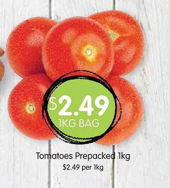 Spudshed Tomatoes prepacked offer