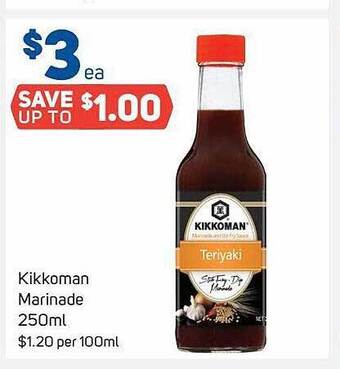 Foodland Kikkoman marinade offer