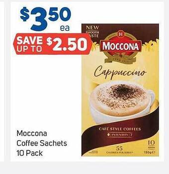 Foodland Moccona coffee sachets offer