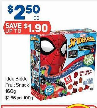 Foodland Iddy biddy fruit snack offer
