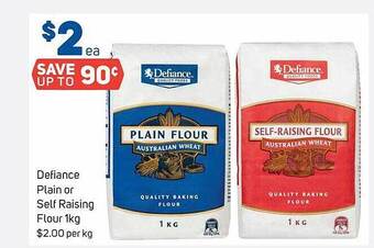 Foodland Defiance plain or self raising flour offer
