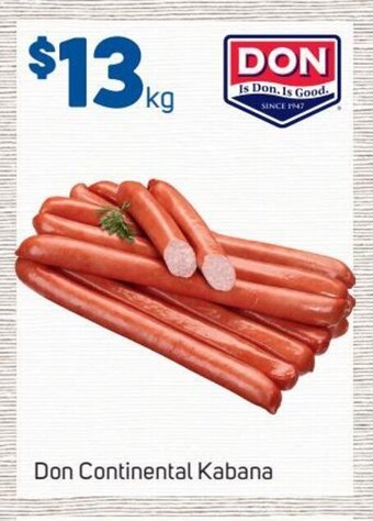 Foodland Don Continental Kabana offer