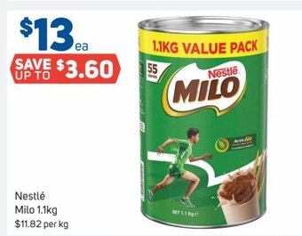Foodland Nestlé Milo 1.1kg offer