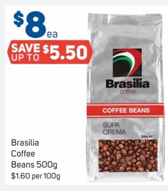 Foodland Brasilia Coffee Beans 500g offer