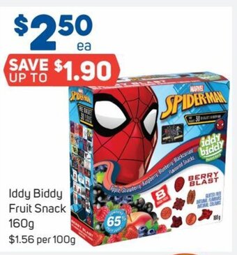 Iddy Biddy Fruit Snack 160g