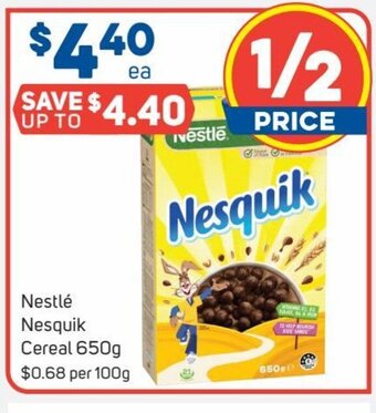 Nestlé Nesquik Cereal 650g