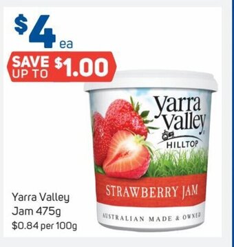 Foodland Yarra Valley Jam 475g offer