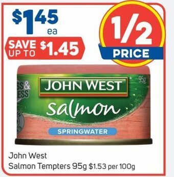Foodland John West Salmon Tempters 95g offer